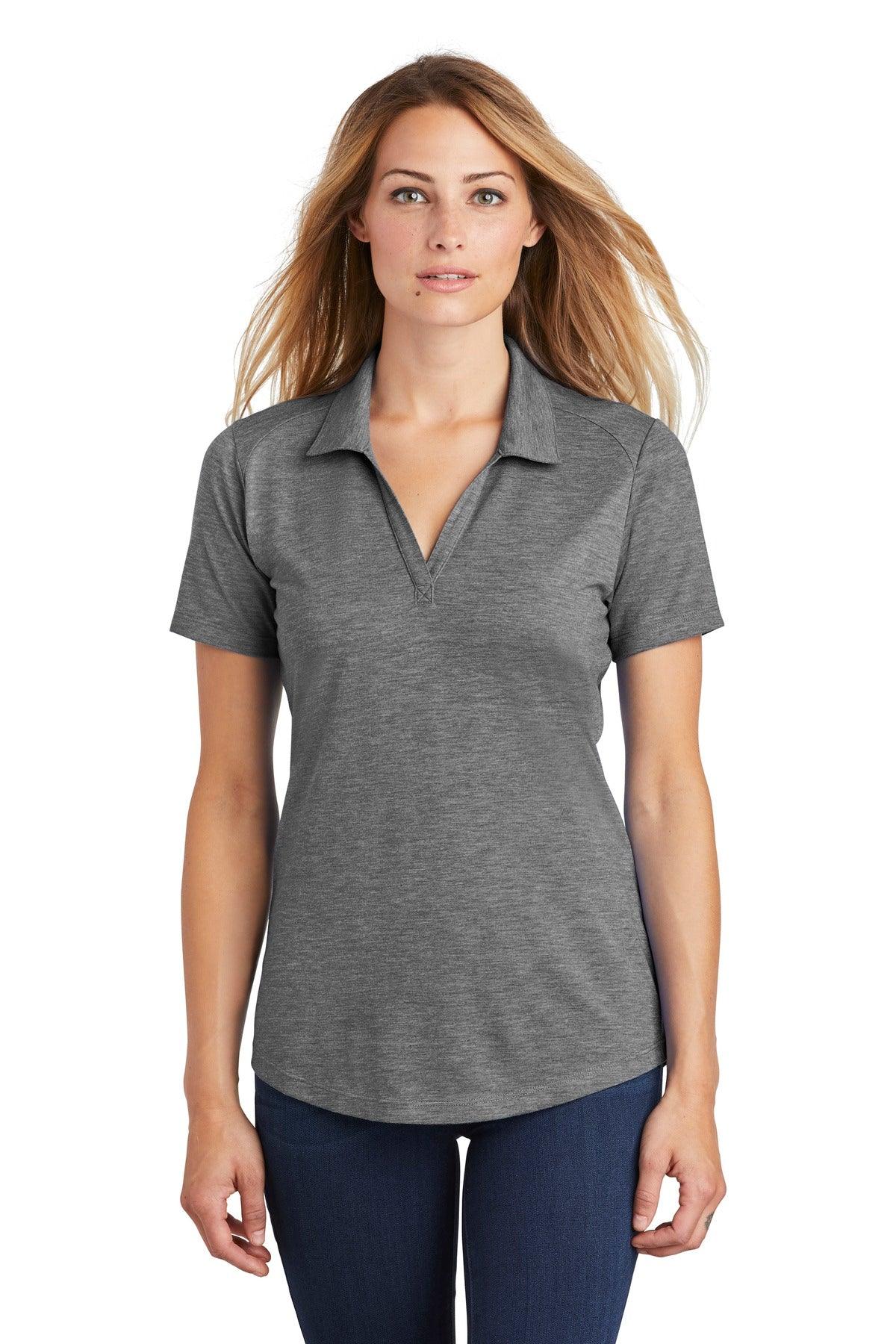 Sport-Tek Ladies PosiCharge Tri-Blend Wicking Polo. LST405 - Dresses Max