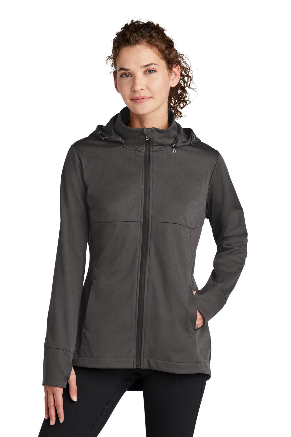 Sport-Tek Ladies Hooded Soft Shell Jacket LST980 - Dresses Max