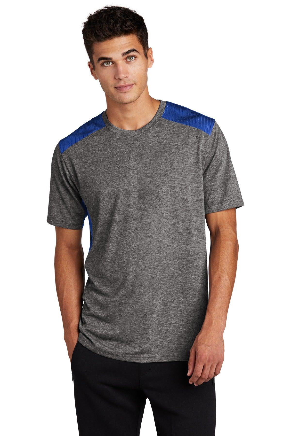 Sport-Tek PosiCharge Tri-Blend Wicking Draft Tee. ST410 - Dresses Max