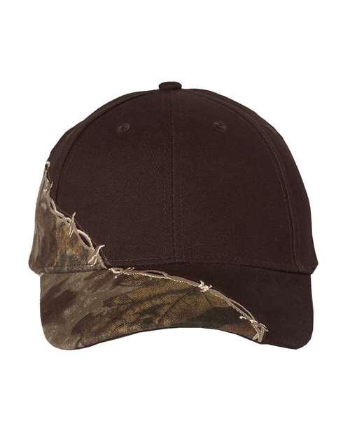 Kati Licensed Camo with Barbed Wire Embroidery Cap LC4BW - Dresses Max