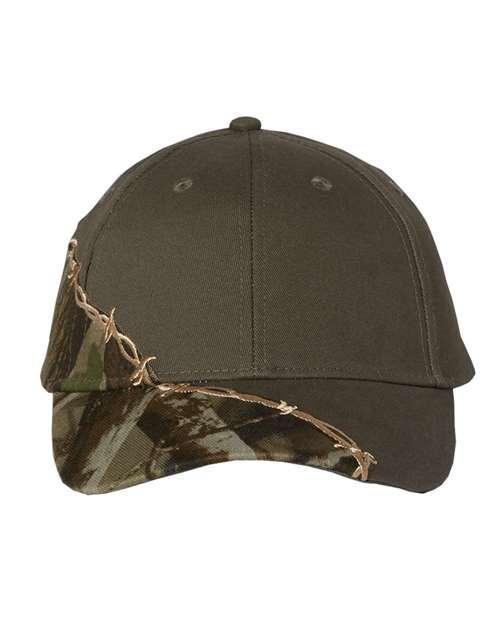 Kati Licensed Camo with Barbed Wire Embroidery Cap LC4BW - Dresses Max