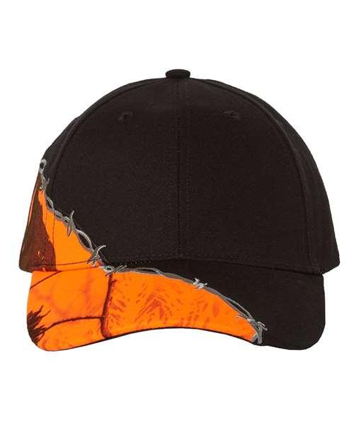 Kati Licensed Camo with Barbed Wire Embroidery Cap LC4BW - Dresses Max