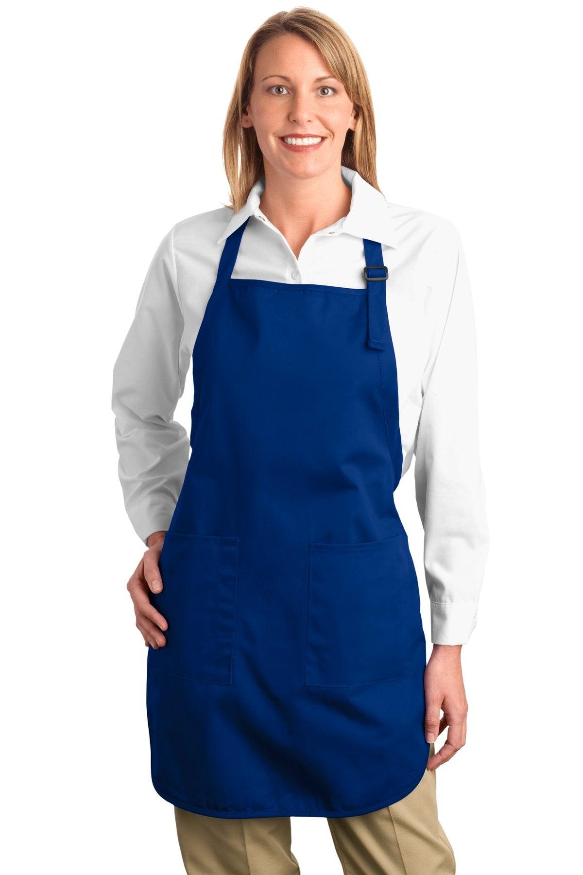 Port Authority Full-Length Apron with Pockets. A500 - Dresses Max
