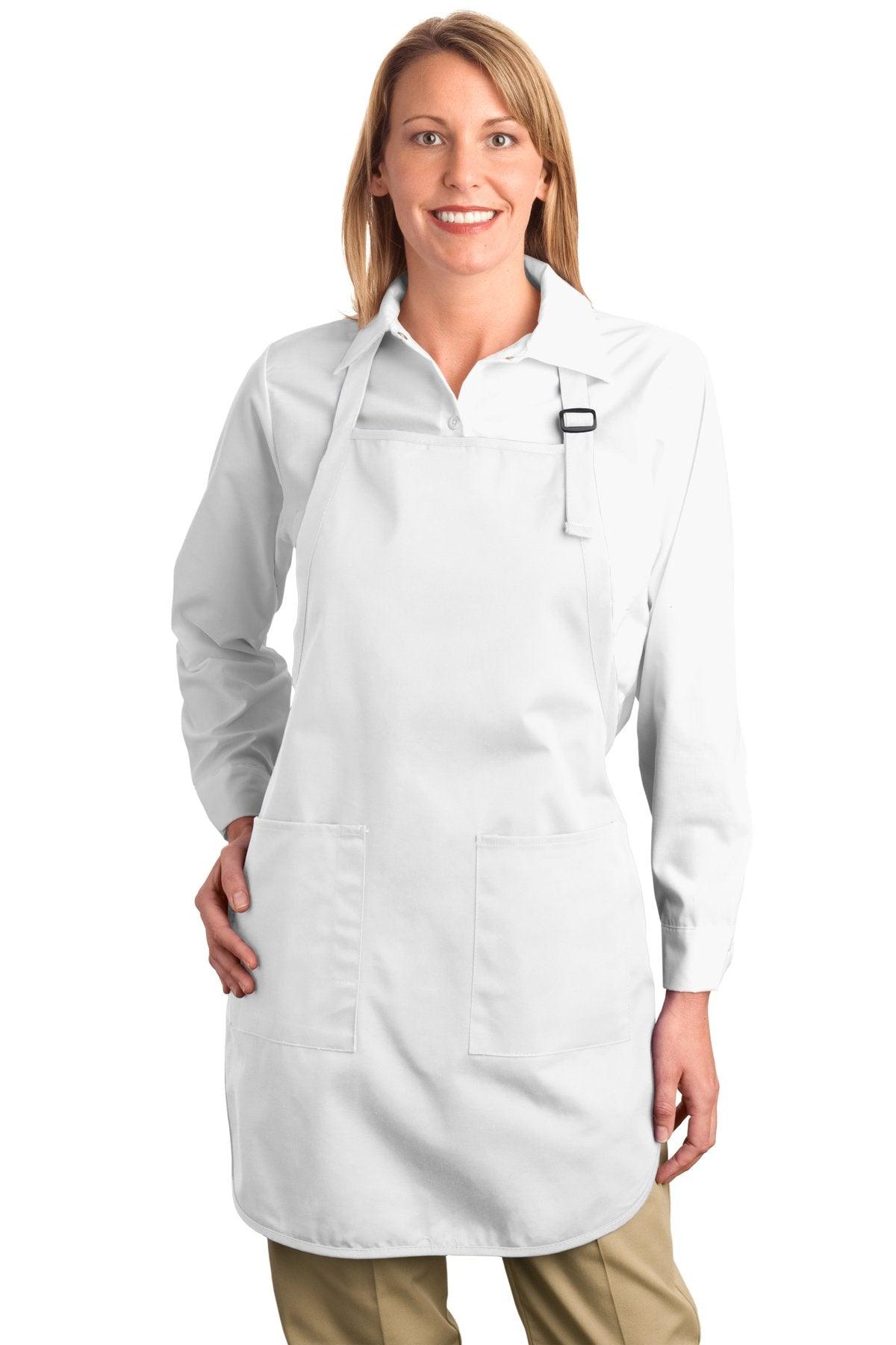 Port Authority Full-Length Apron with Pockets. A500 - Dresses Max