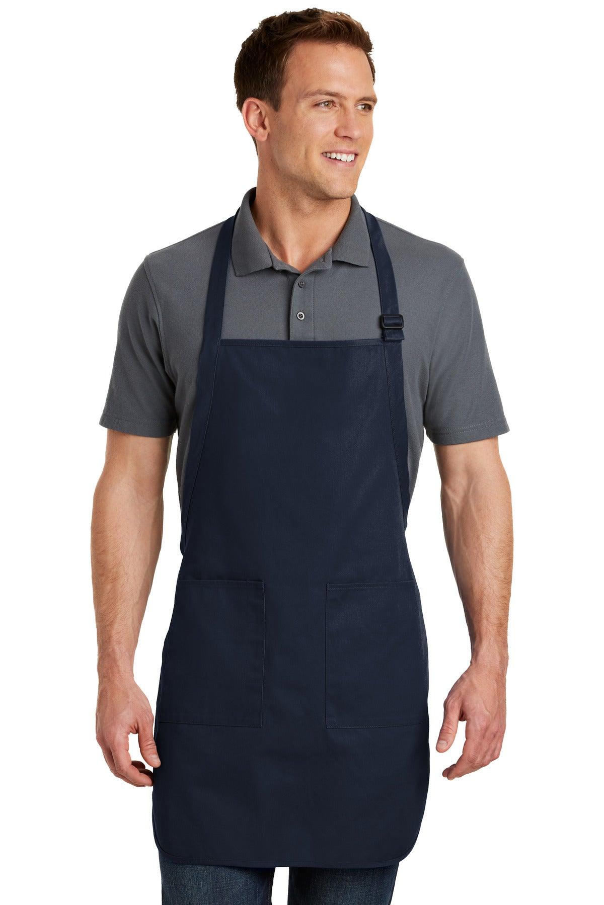 Port Authority Full-Length Apron with Pockets. A500 - Dresses Max