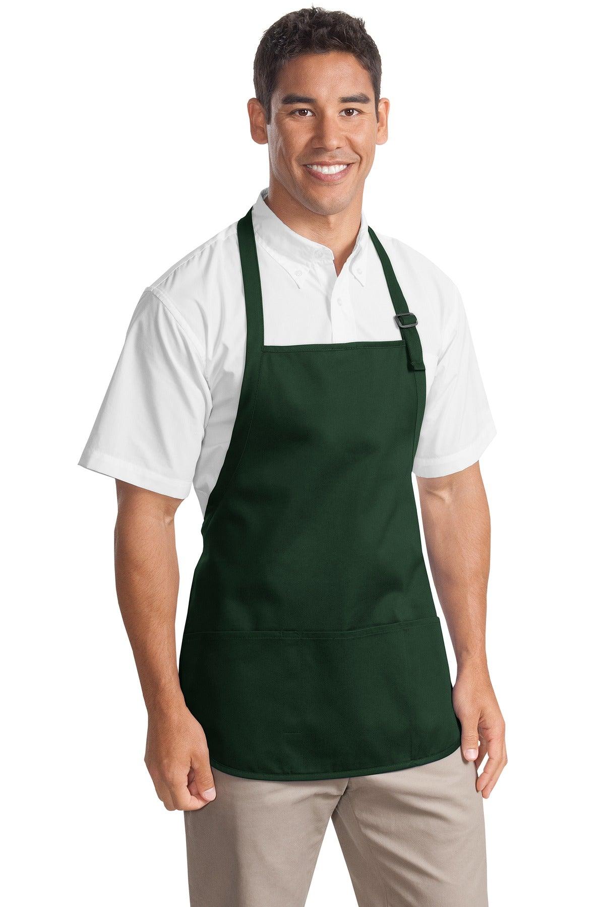 Port Authority Medium-Length Apron with Pouch Pockets. A510 - Dresses Max