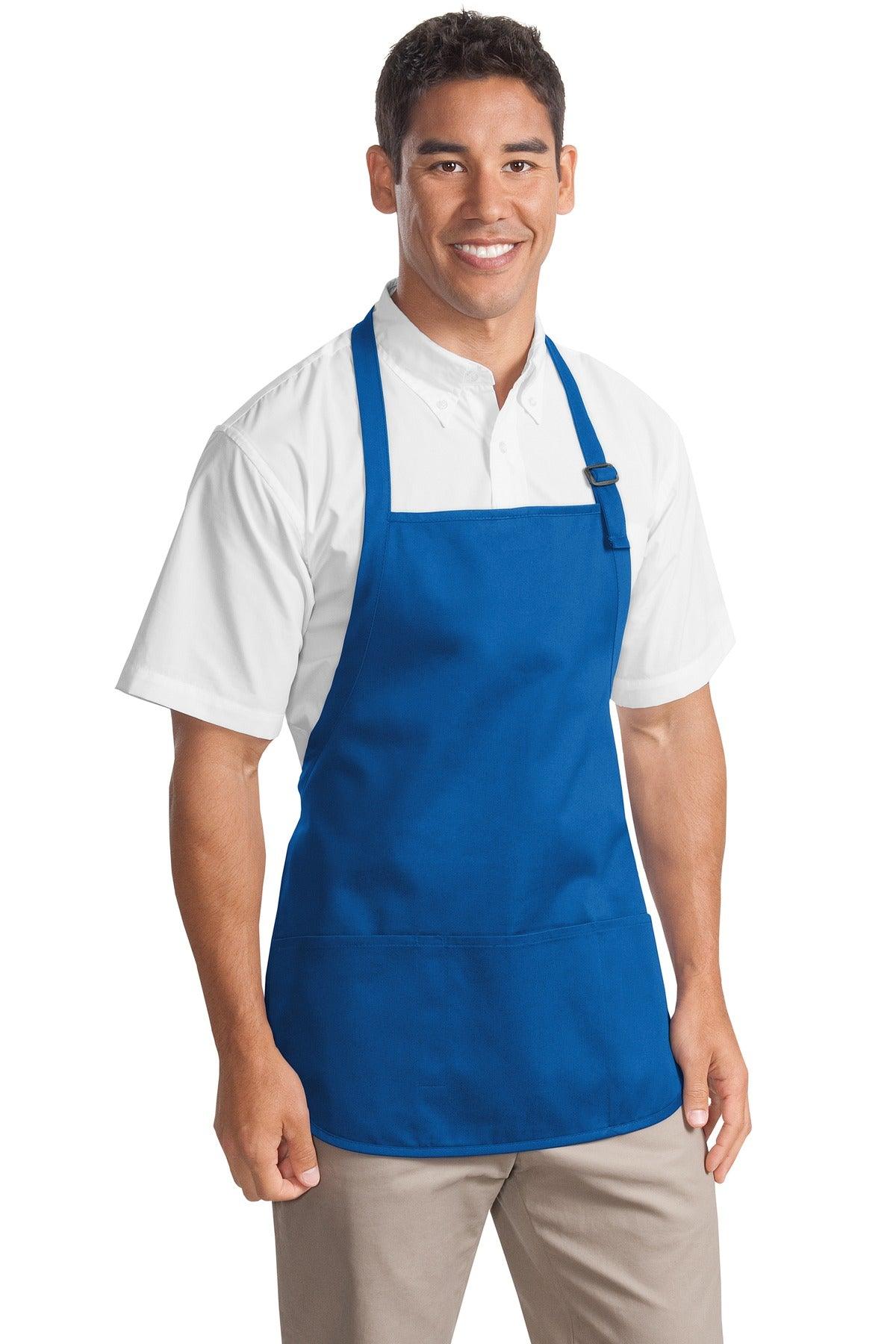 Port Authority Medium-Length Apron with Pouch Pockets. A510 - Dresses Max