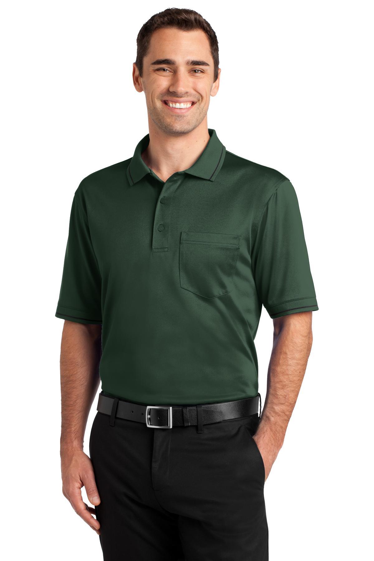 CornerStone Select Snag-Proof Tipped Pocket Polo. CS415 - Dresses Max