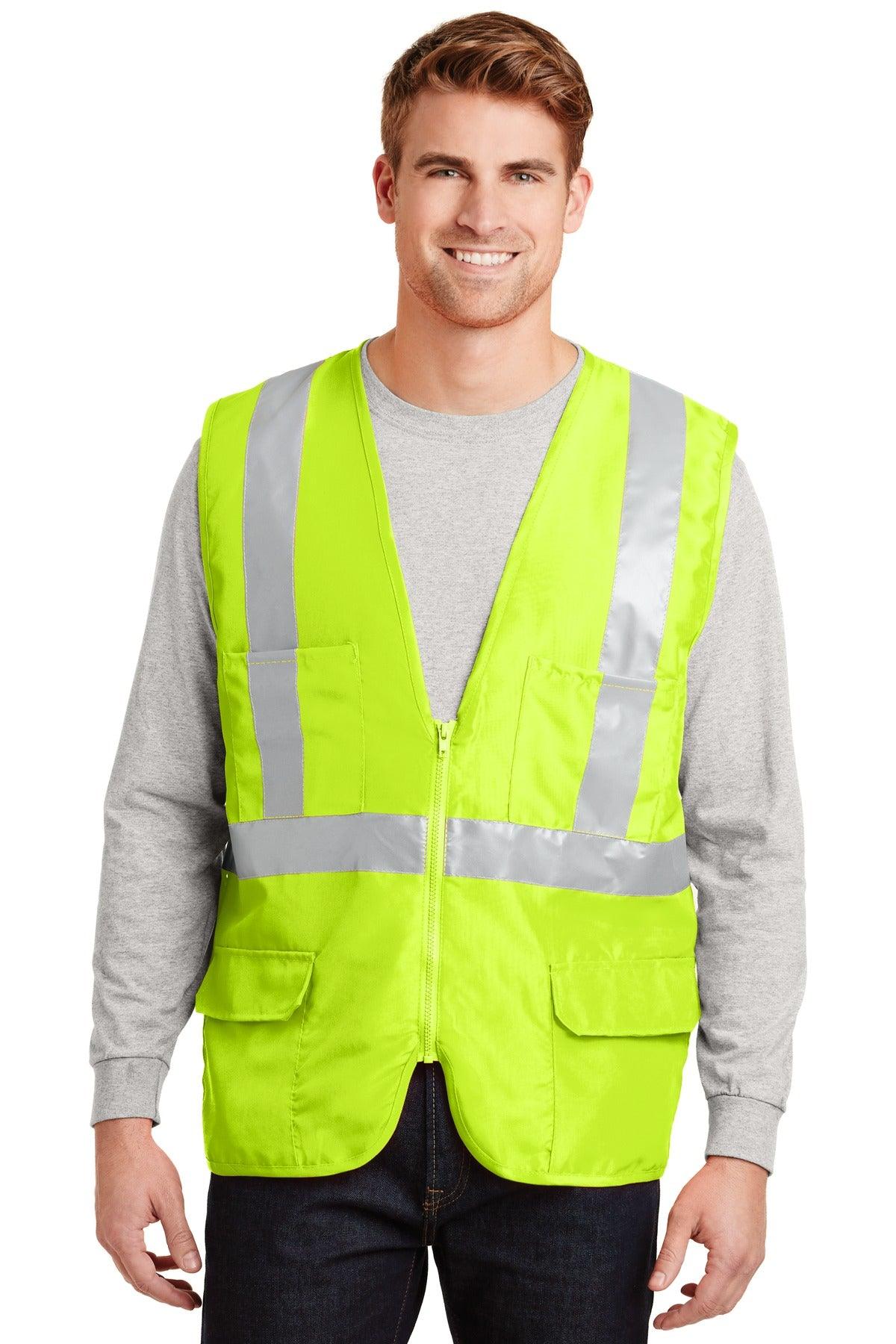 CornerStone - ANSI 107 Class 2 Mesh Back Safety Vest. CSV405 - Dresses Max