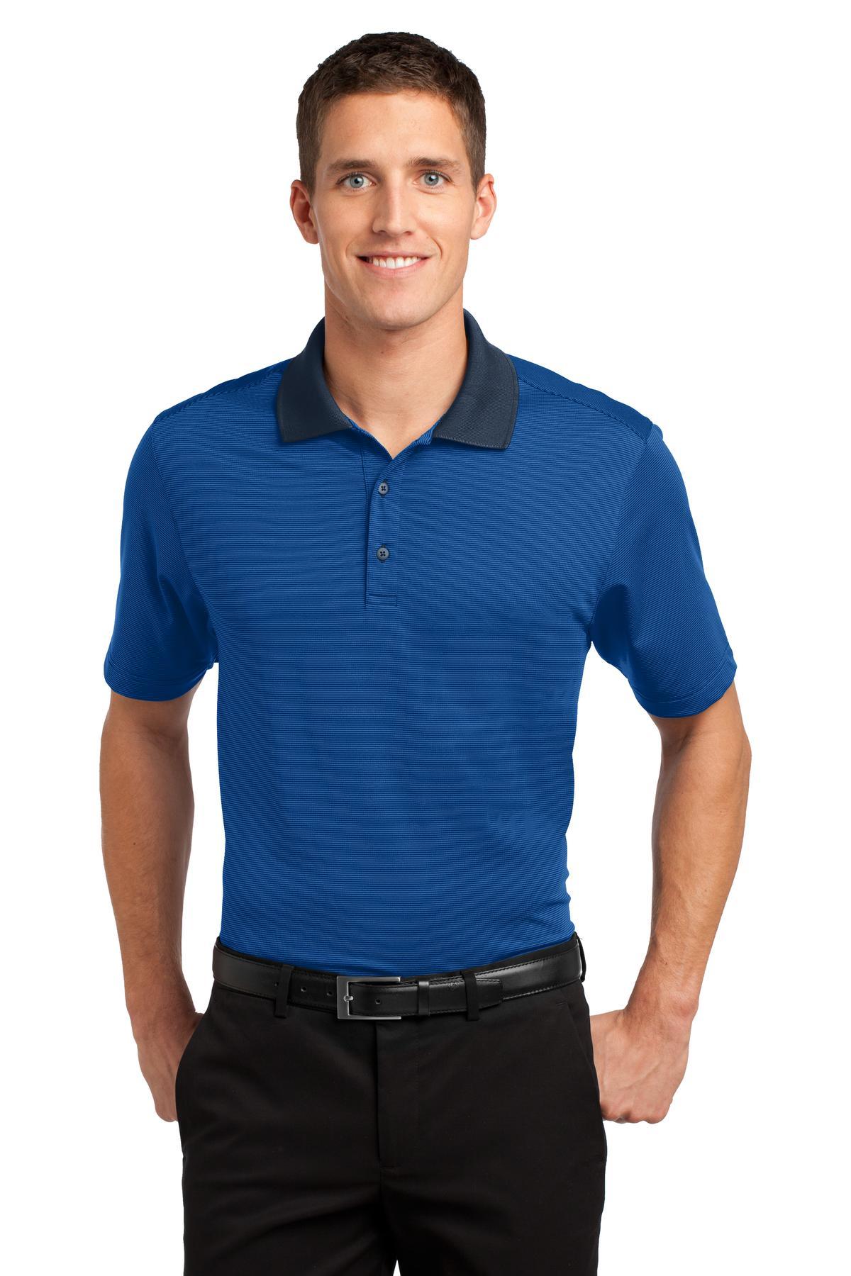 Port Authority Fine Stripe Performance Polo. K558 - Dresses Max