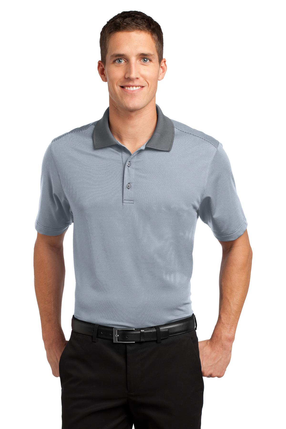 Port Authority Fine Stripe Performance Polo. K558 - Dresses Max