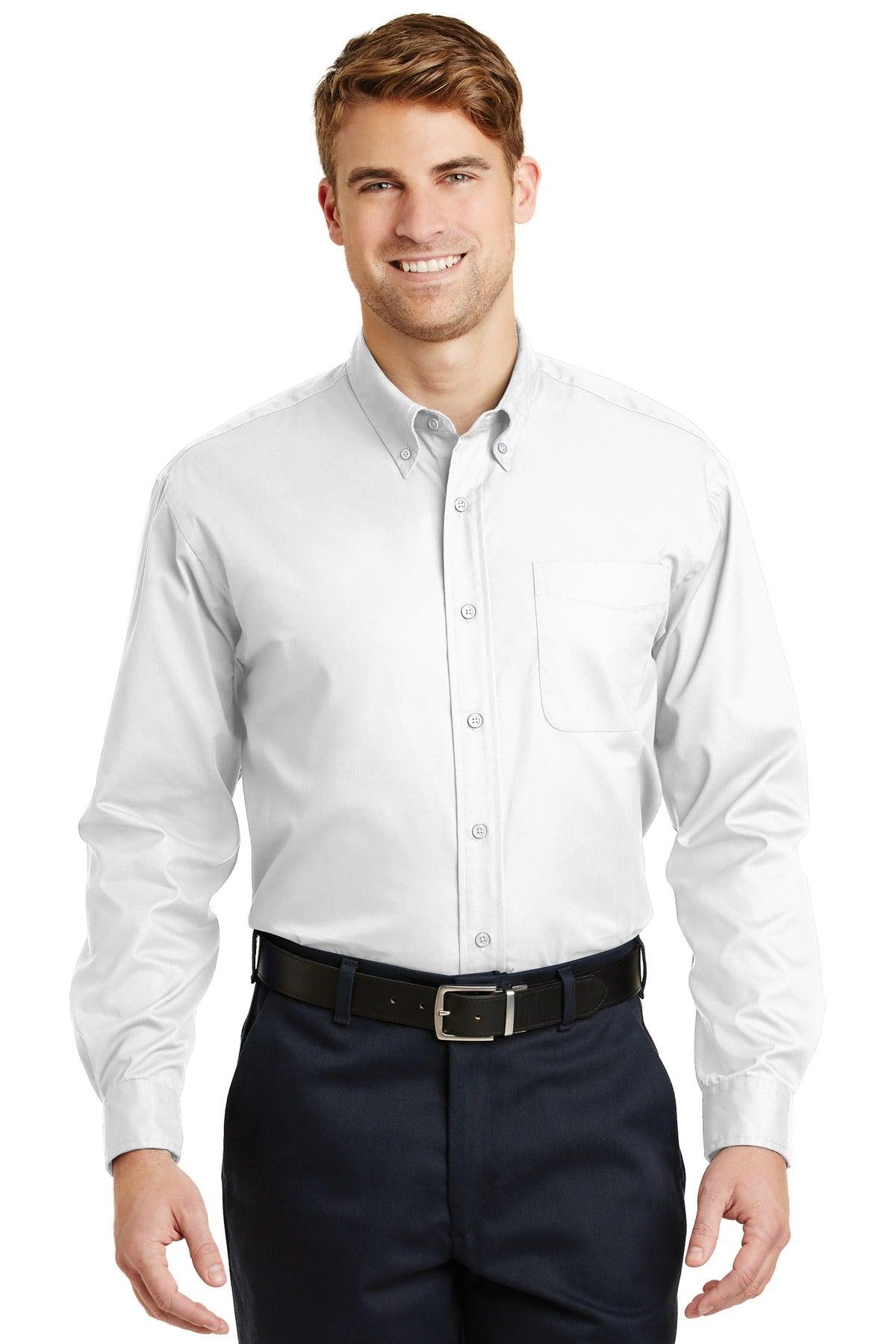 CornerStone - Long Sleeve SuperPro Twill Shirt. SP17 - Dresses Max