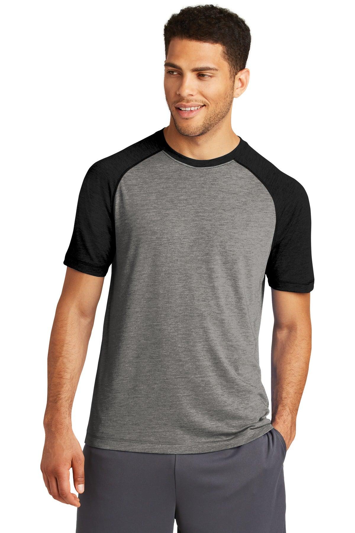 Sport-Tek PosiCharge Tri-Blend Wicking Raglan Tee. ST400 - Dresses Max