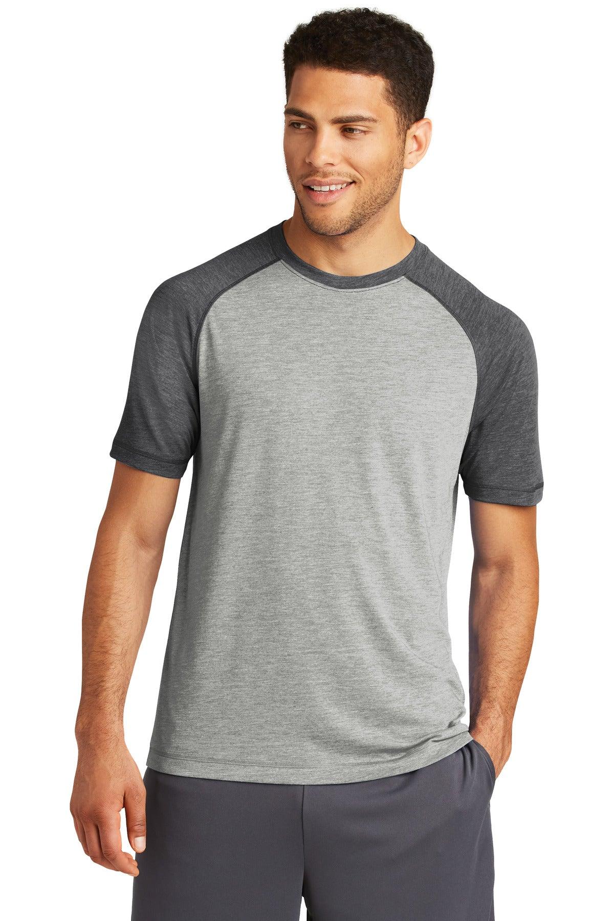 Sport-Tek PosiCharge Tri-Blend Wicking Raglan Tee. ST400 - Dresses Max