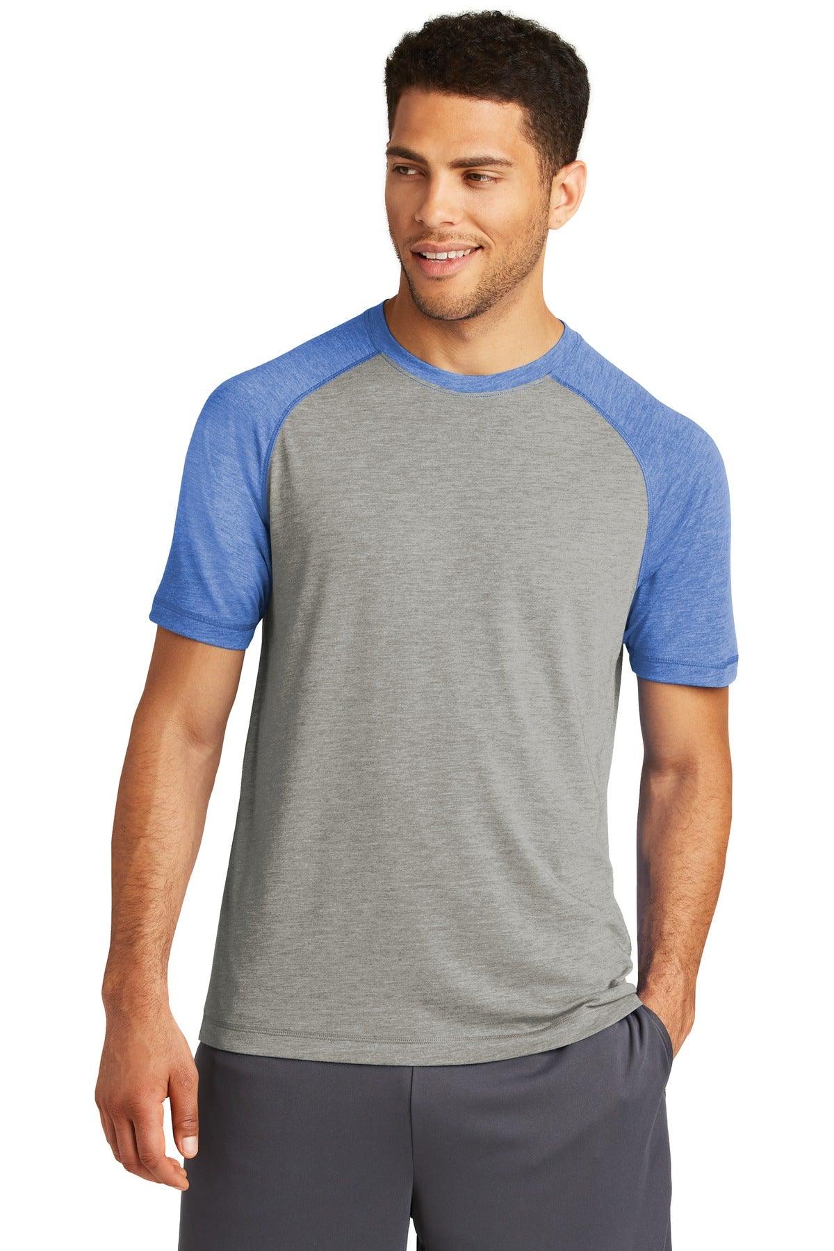 Sport-Tek PosiCharge Tri-Blend Wicking Raglan Tee. ST400 - Dresses Max