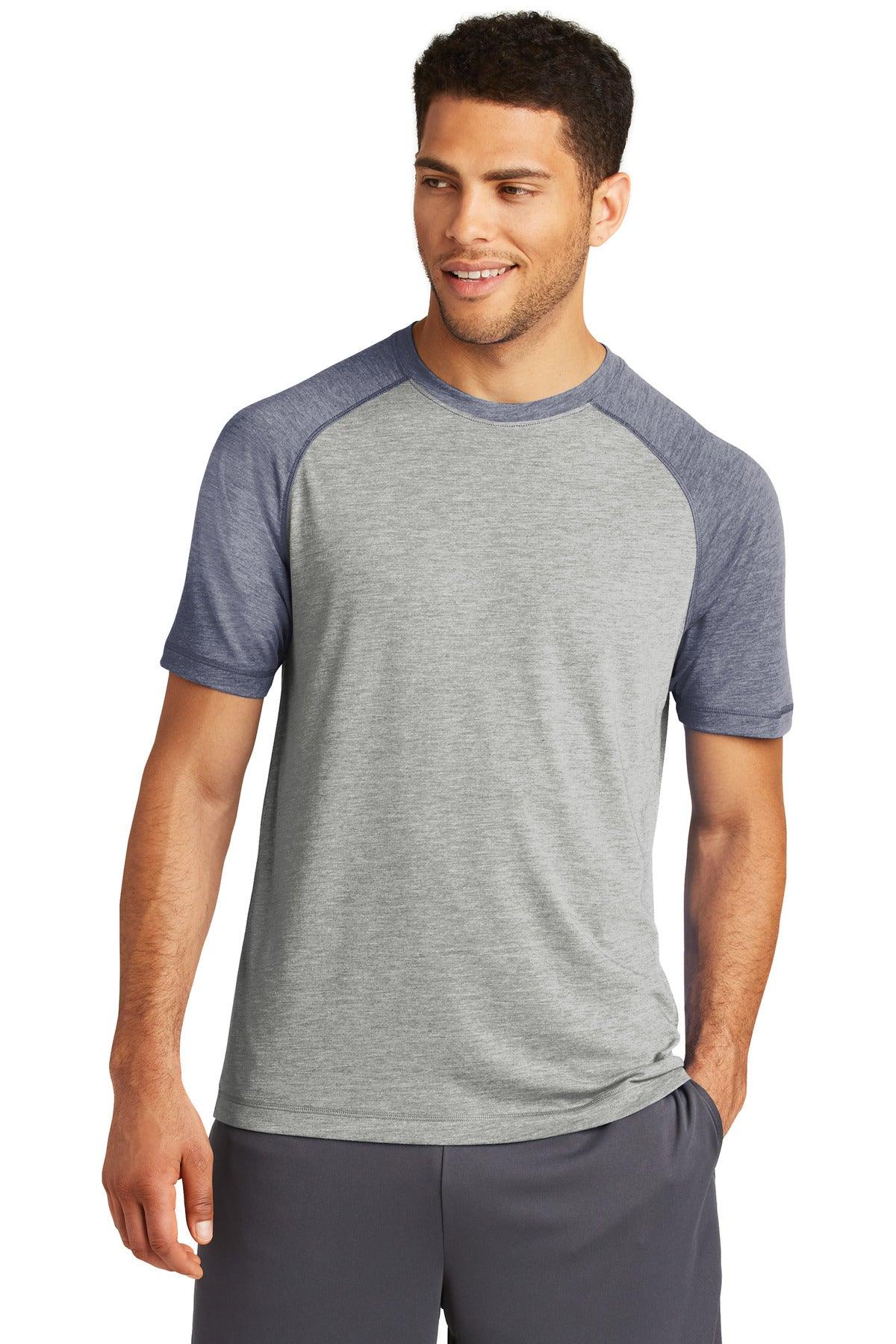 Sport-Tek PosiCharge Tri-Blend Wicking Raglan Tee. ST400 - Dresses Max