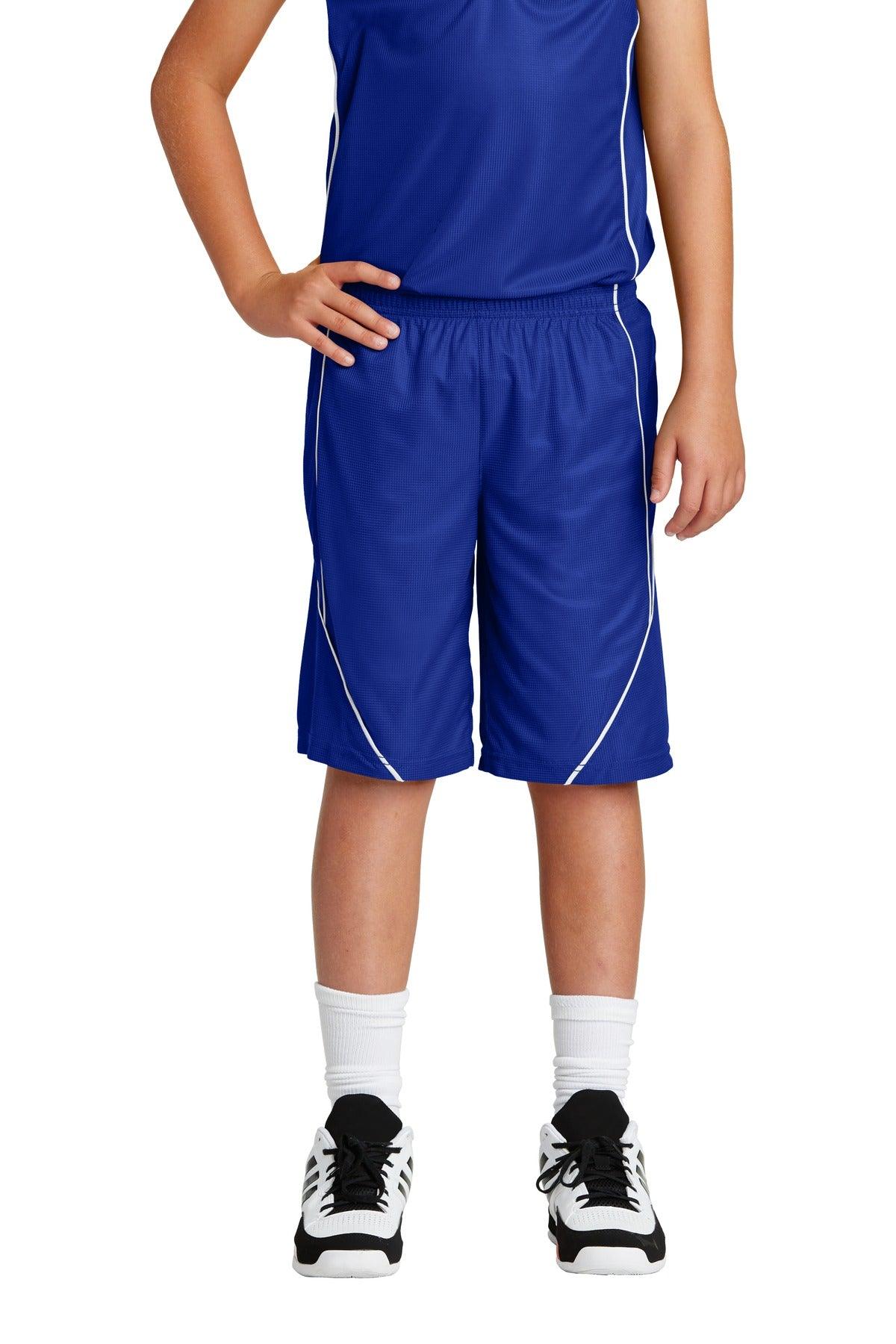 Sport-Tek Youth PosiCharge Mesh Reversible Spliced Short. YT565 - Dresses Max